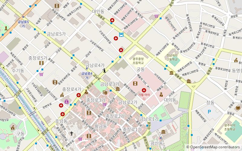 Gwangju International Center location map