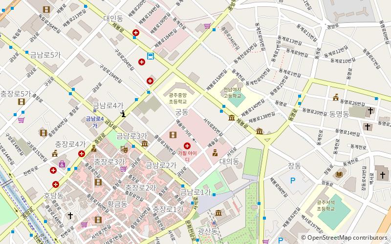 art street gwangju location map