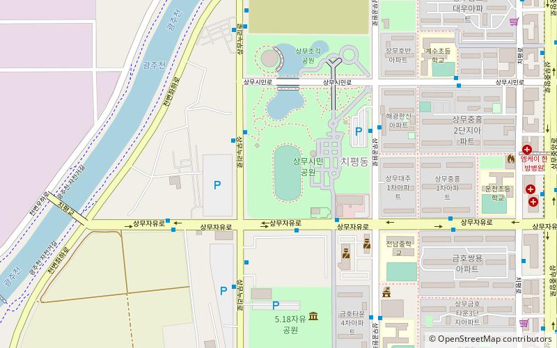 Gwangju-Mudeung-Stadion location map