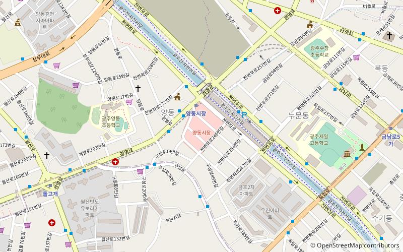 yangdong market gwangju location map