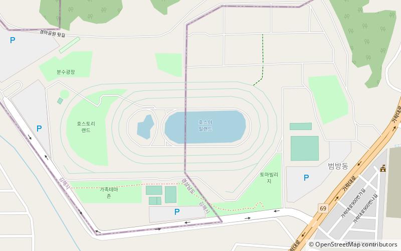 LetsRun Park Busan–Gyeongnam location map