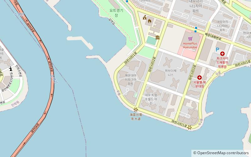 Haeundae I Park Marina location map