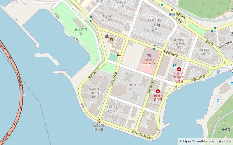 Doosan Haeundae We've the Zenith location map