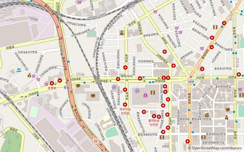 Seomyeon Medical Street location map