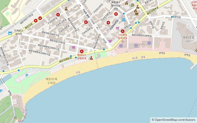 Haeundae Beach location map