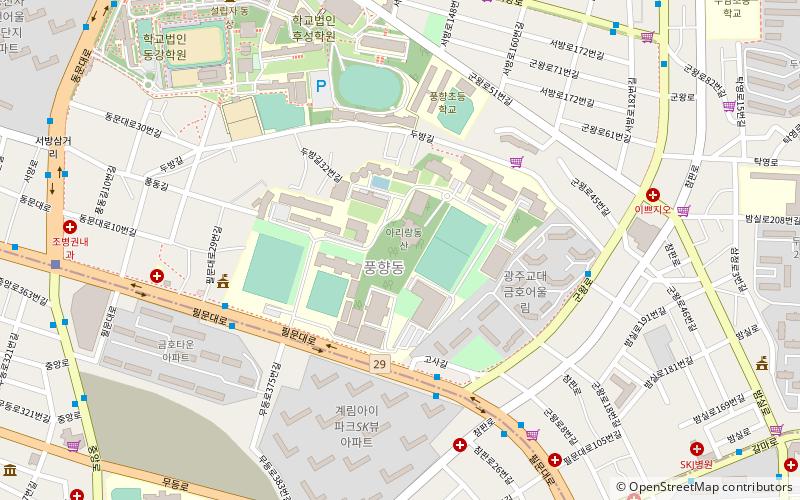 universite nationale de pedagogie de gwangju location map