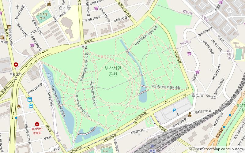 busan citizens park pusan location map