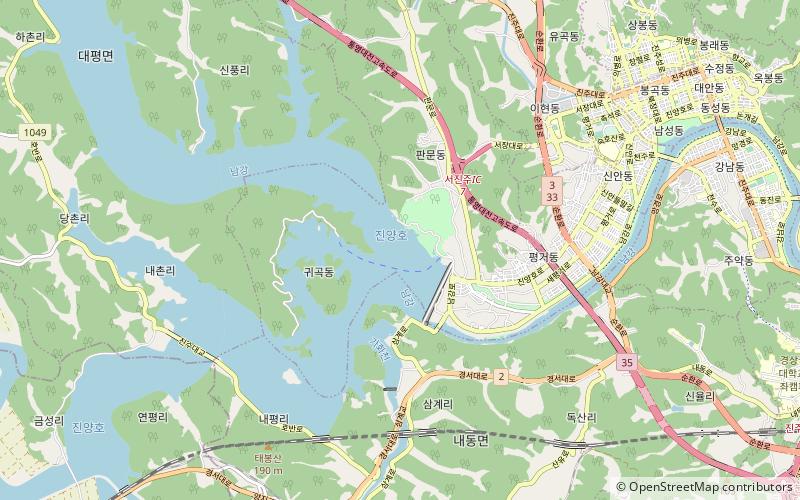 Lago Jinyang location map