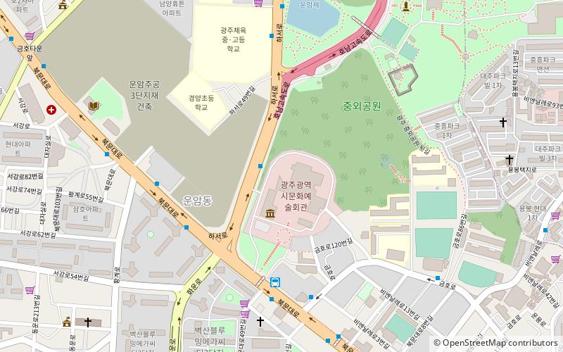 gwangju city art museum location map