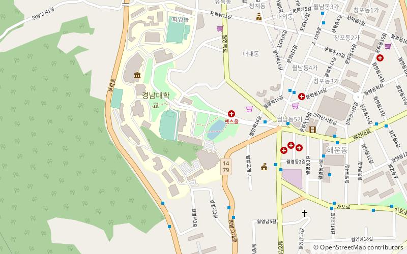 Kyungnam University location map
