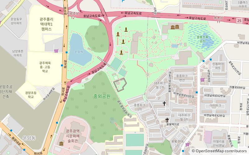 jungoe park gwangju location map
