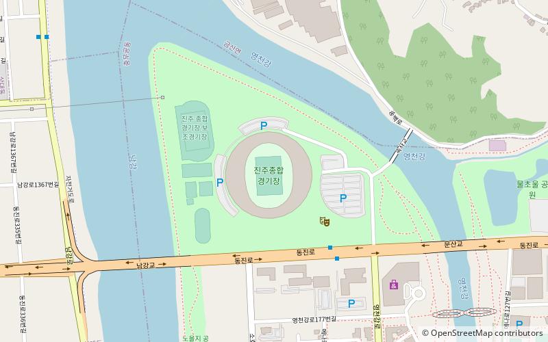 jinju stadion location map