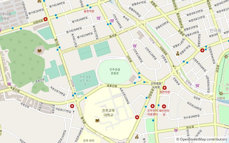 jinju public stadium location map