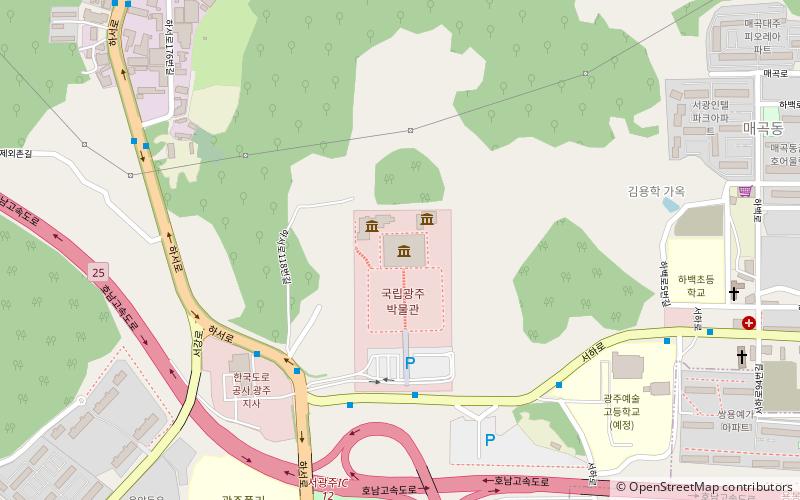 Musée national de Gwangju location map