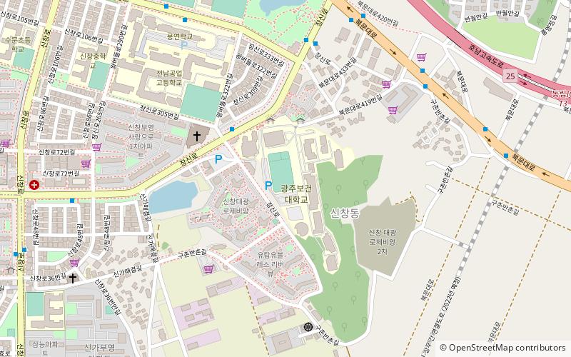 gwangju health university location map