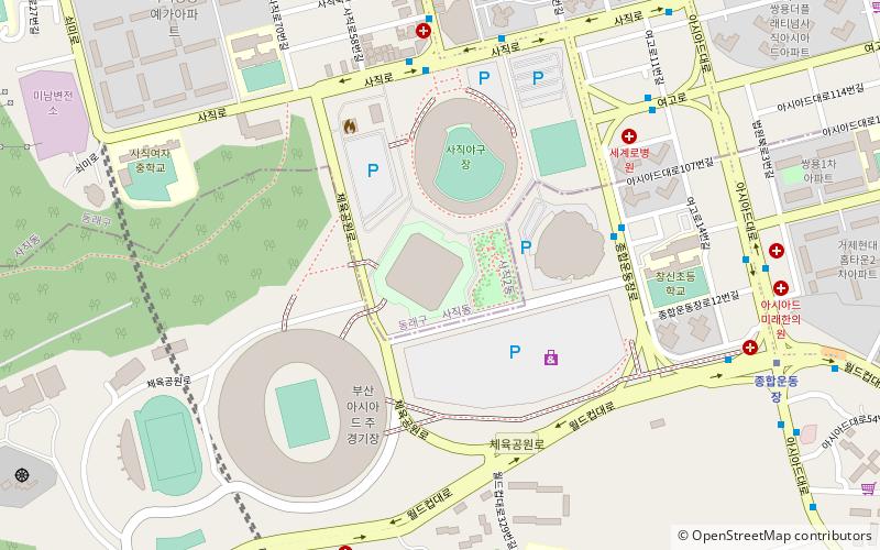 Sajik Arena location map