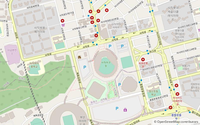 Gudeok Baseball Stadium location map