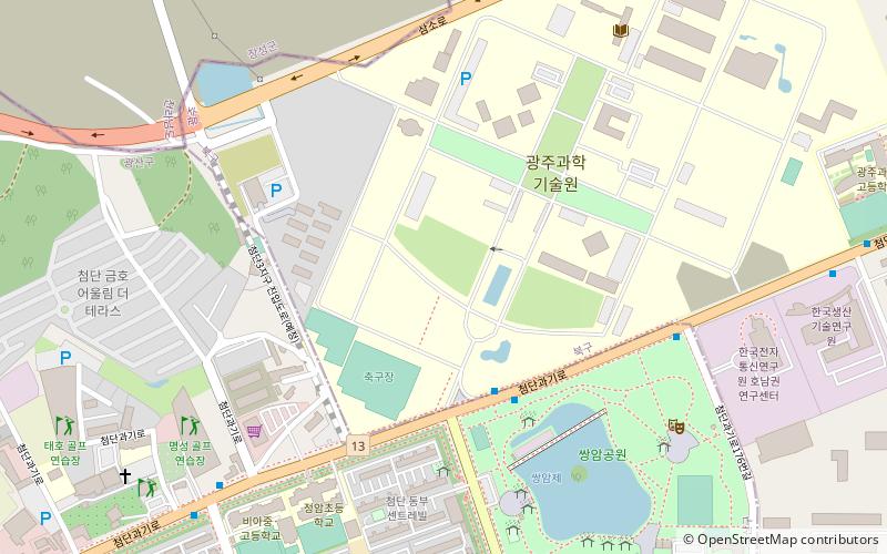 Gwangju Institute of Science and Technology location map