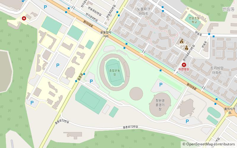 Changwon Stadium location map