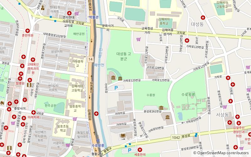 daeseongdonggobun museum gimhae location map