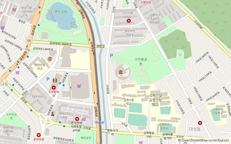 Musée national de Gimhae location map