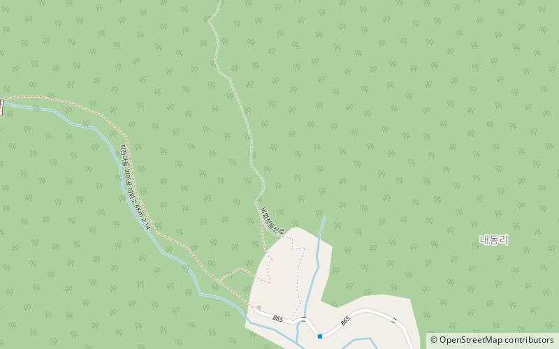 banyabong parque nacional jirisan location map