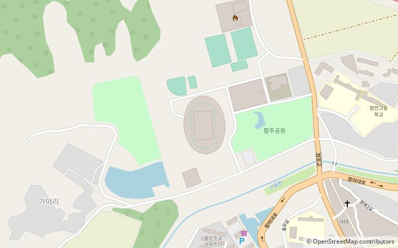 Haman Stadium location map