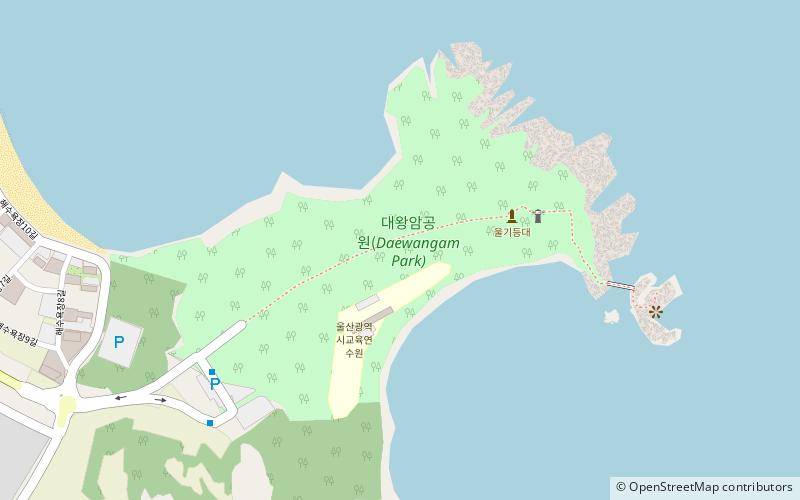 Daewangam Park location map