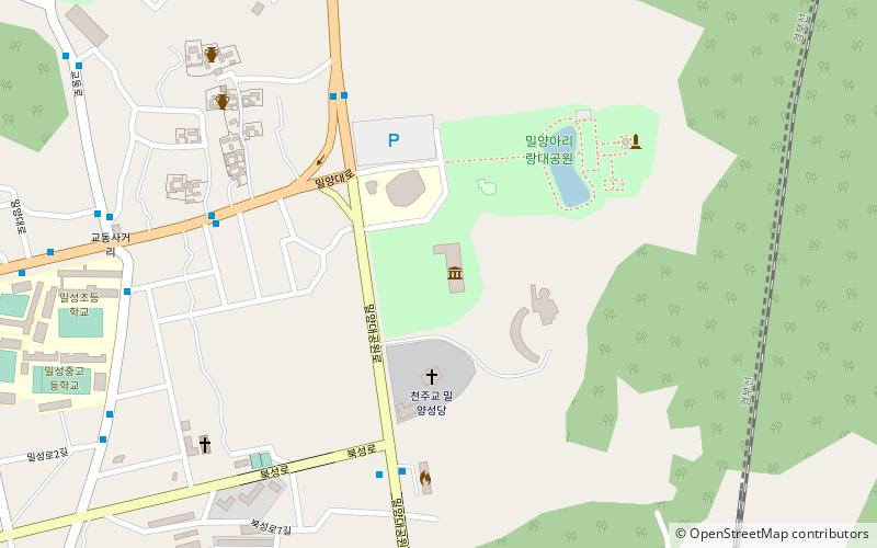 milyang city museum miryang location map