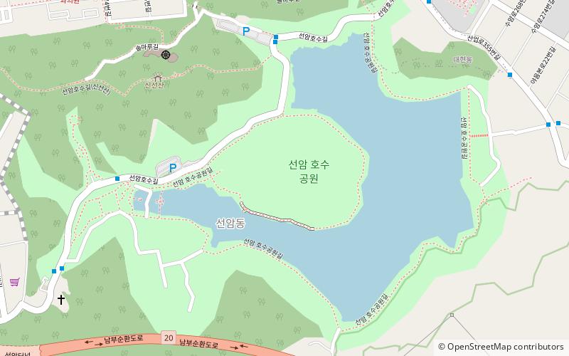 Seonam Lake Park location map