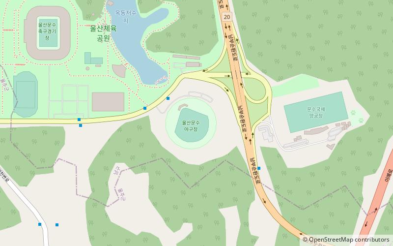 ulsan munsu baseball stadium location map