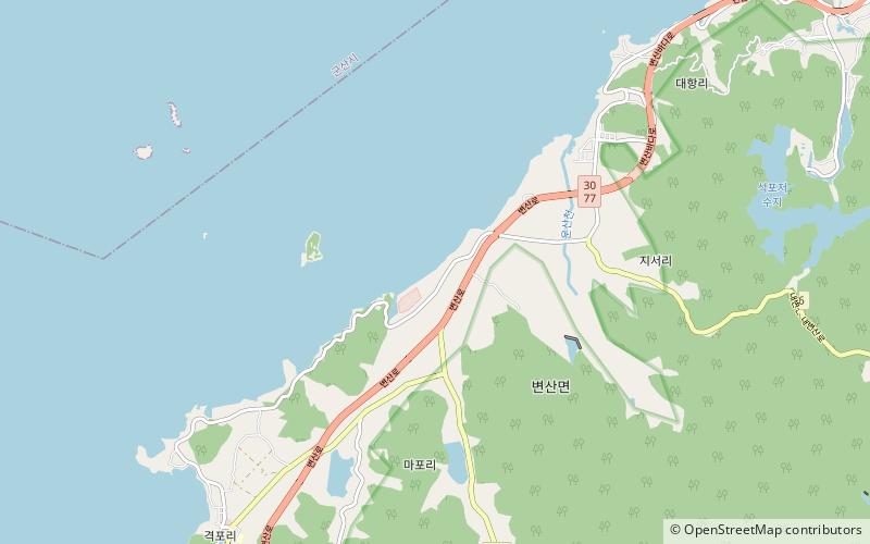 gosapo beach location map