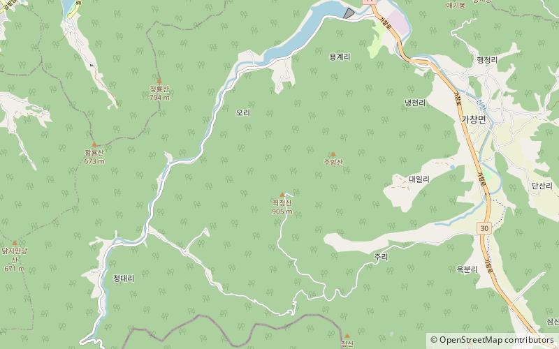 Choejeongsan location map