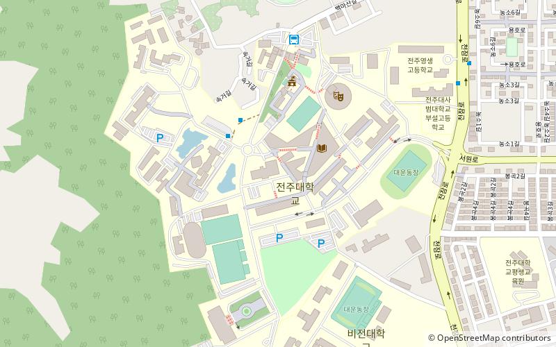 Jeonju University location map