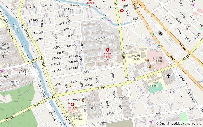 deokjin gu jeonju location map