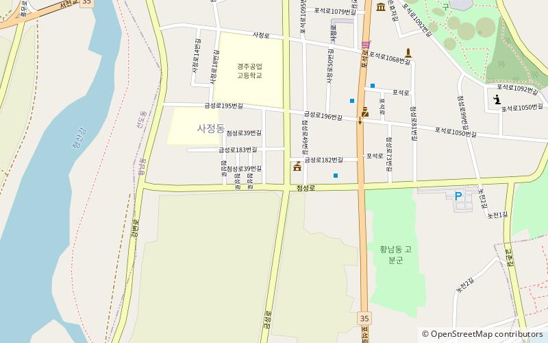 hwangnam dong gyeongju location map