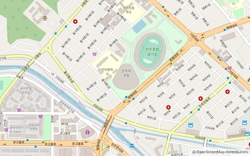 jeonju baseball stadium location map