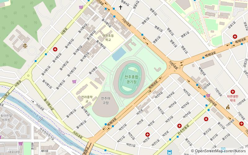 Jeonju-Stadion location map