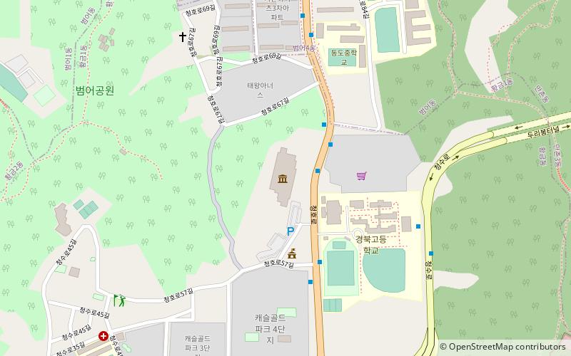 Daegu National Museum location map