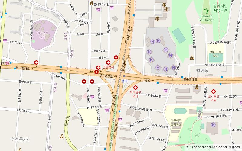 Suseong District location map
