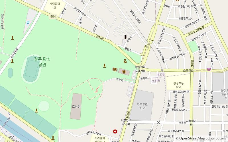 hwangseong dong gyeongju location map