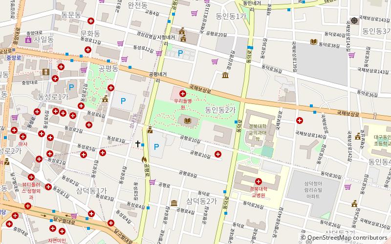 Daegu Metropolitan Jungang Library location map