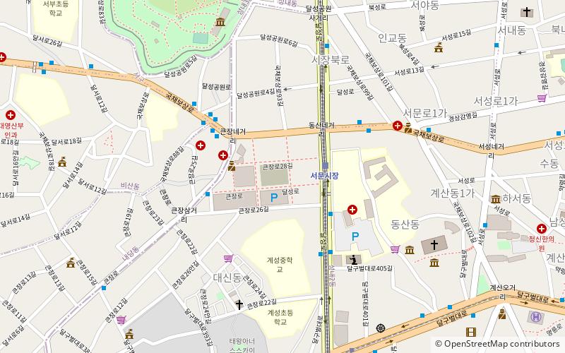 Seomun Market location map