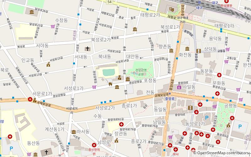 daegu modern history museum location map