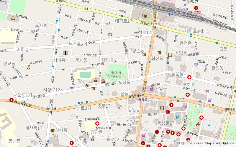 gyeongsang gamyeong park daegu location map