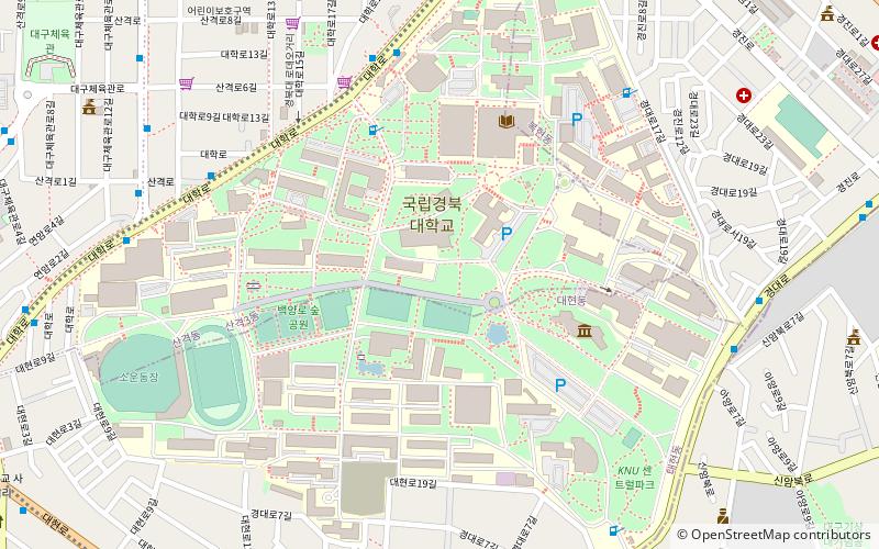 Kyungpook-Nationaluniversität location map