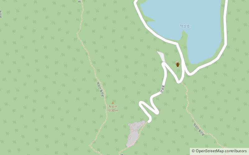 jeoksangsan deogyusan national park location map