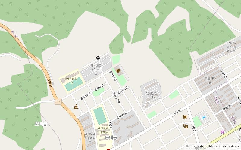 yeongcheonsilibdoseogwan bunsudae location map