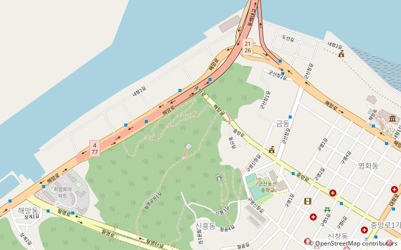 marine monument gunsan location map