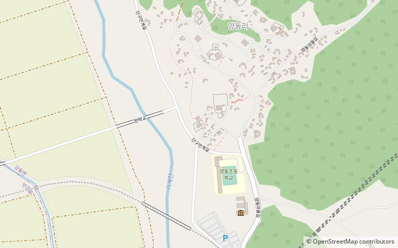 gwangajeong yangdong folk village location map